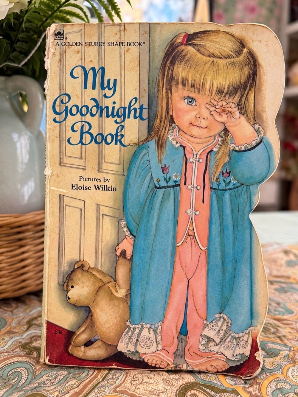 Vintage My Goodnight Book Eloise Wilkin Golden Sturdy Shape Book Children’s